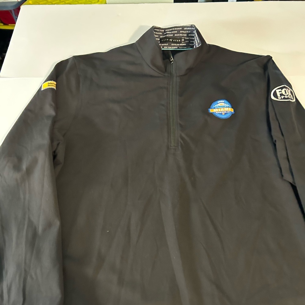 Finn Ryan Luxury Custom Apparel Men’s Black Performance Jacket w/ 2020 superbowl - Picture 1 of 6